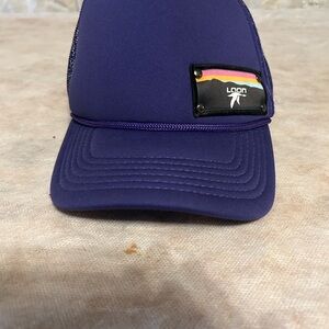 Loon Peak Men's Purple Cap with Mesh Back